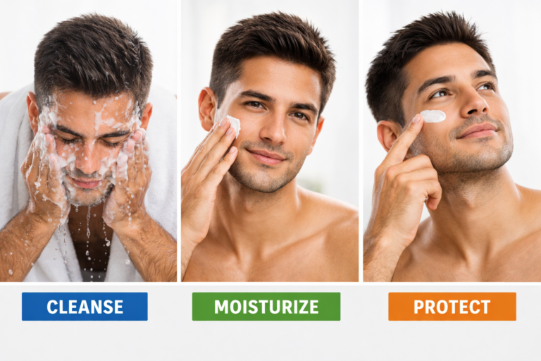 Read more about the article Effective 5-minute skincare routine for men